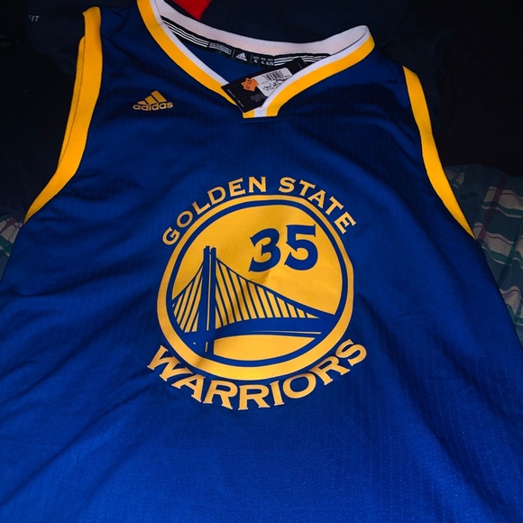 ADIDAS KEVIN DURANT SWINGMAN JERSEY ROYAL/GOLD XL - Picture 11 of 13